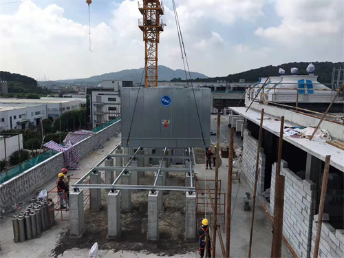 圓形逆流式玻璃鋼冷卻塔的布局特征介紹